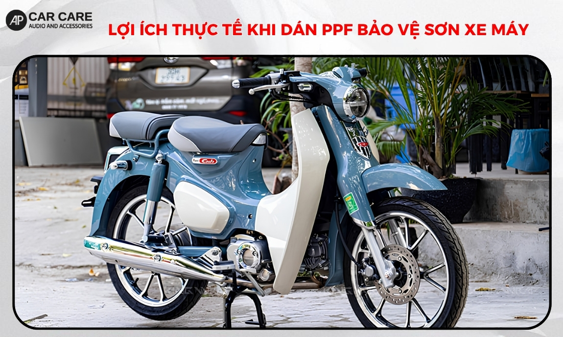 Lợi ích thực tế khi dán PPF bảo vệ sơn xe máy
