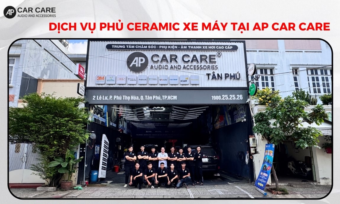 Lý do lựa chọn dịch vụ phủ Ceramic xe máy tại AP Car Care
