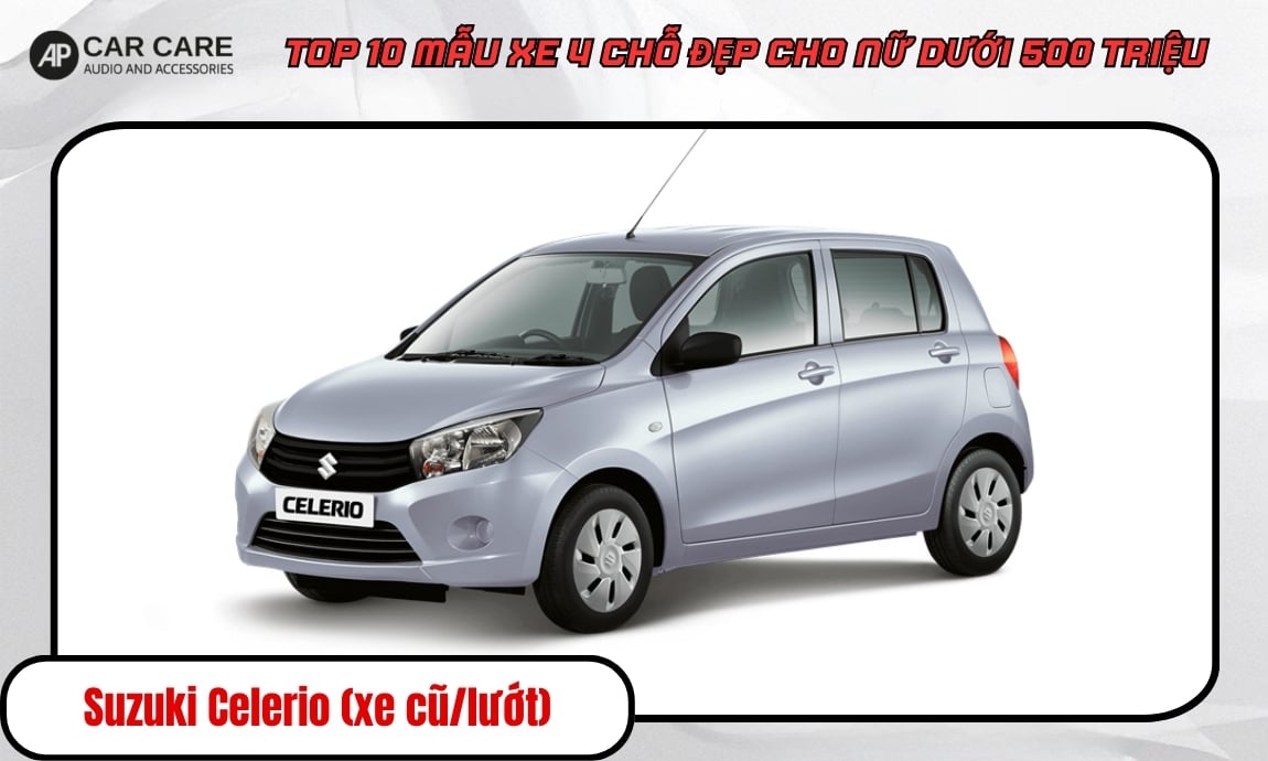 Mẫu xe Suzuki Celerio (xe cũ/lướt) 4 chỗ dành cho nữ