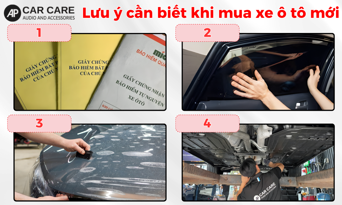 Những điều cần biết khi mua xe ô tô mới