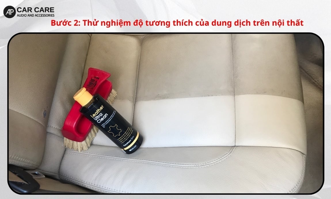 Thử nghiệm độ tương thích của dung dịch trên nội thất