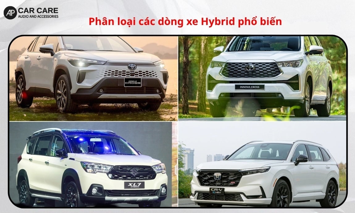 Phân loại các dòng xe Hybrid phổ biến