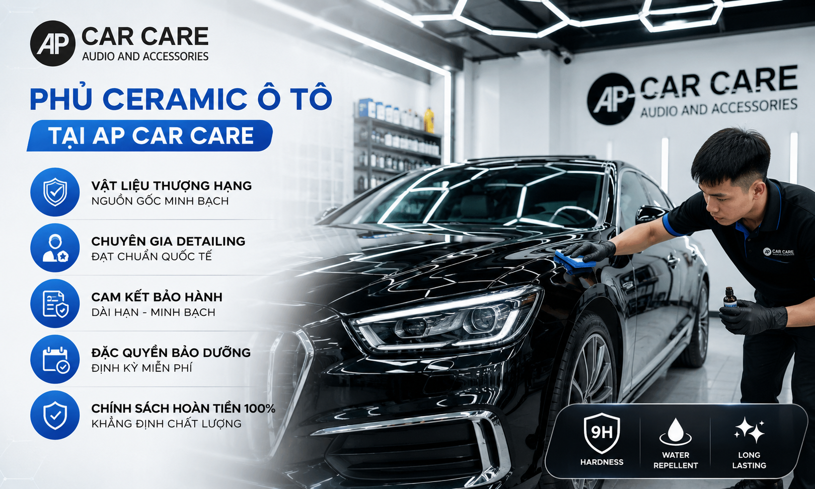Vì sao CARZIP là lựa chọn hàng đầu để phủ Ceramic ô tô