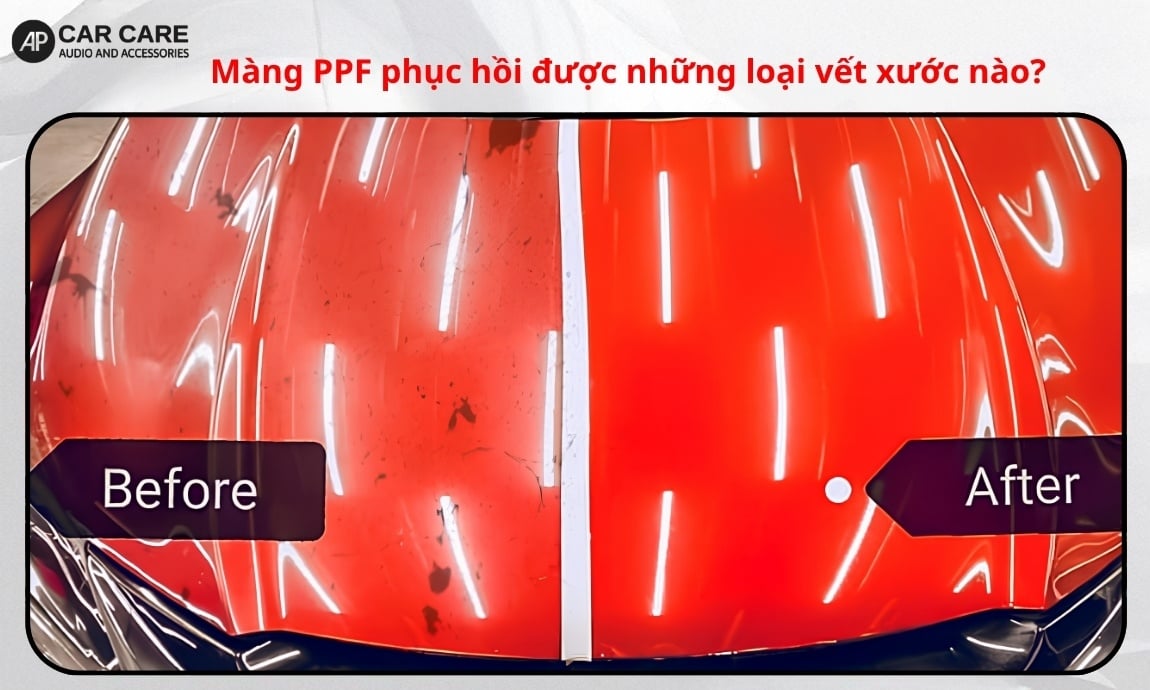 Màng PPF phục hồi được những loại vết xước nào?