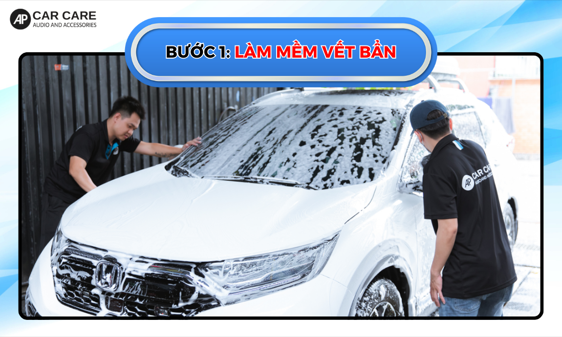 Quy trình rửa xe ô tô gần đây chuẩn detailing tại AP Car Care