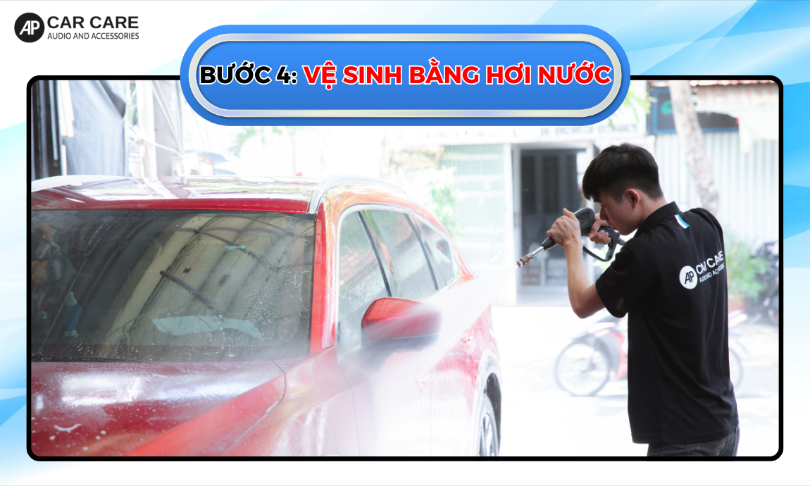 Quy trình rửa xe ô tô gần đây chuẩn detailing tại AP Car Care