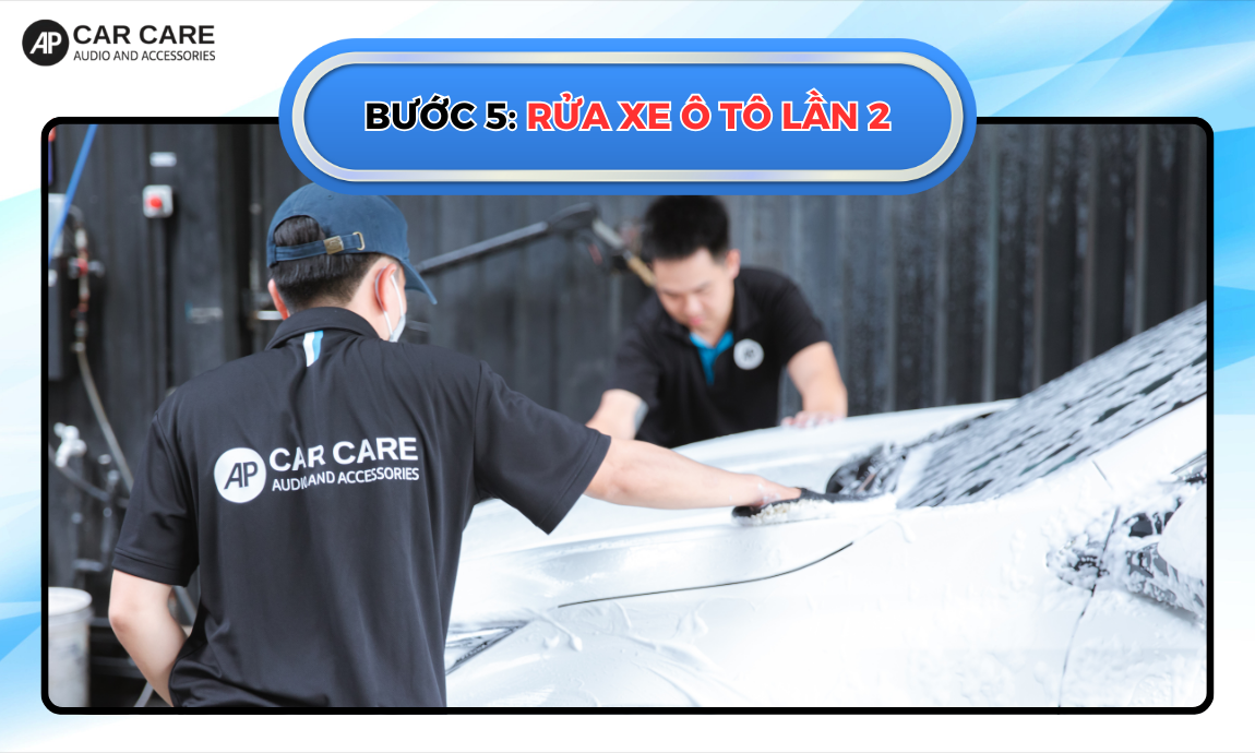 Quy trình rửa xe ô tô gần đây chuẩn detailing tại AP Car Care