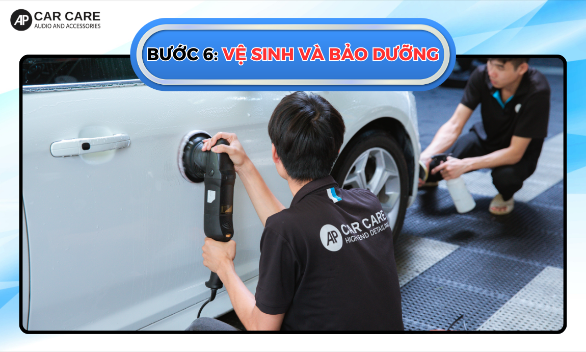 Quy trình rửa xe ô tô gần đây chuẩn detailing tại AP Car Care