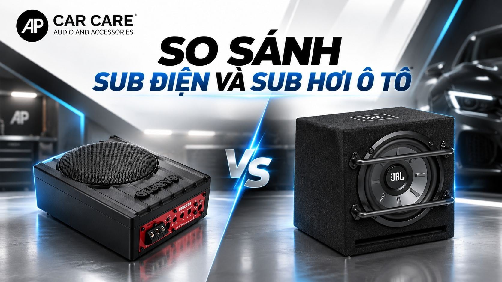 Loa sub điện và loa sub hơi ô tô