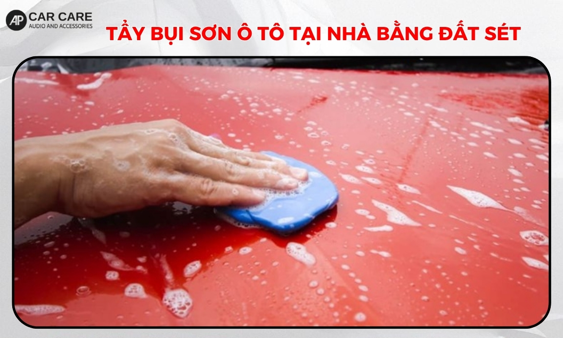 Dùng đất sét tẩy bụi sơn Clay Bar