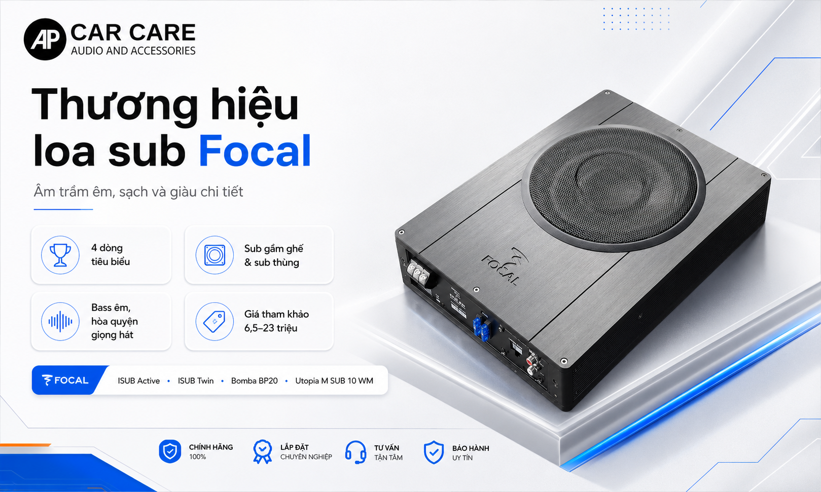 Thương hiệu loa sub Focal (Pháp)
