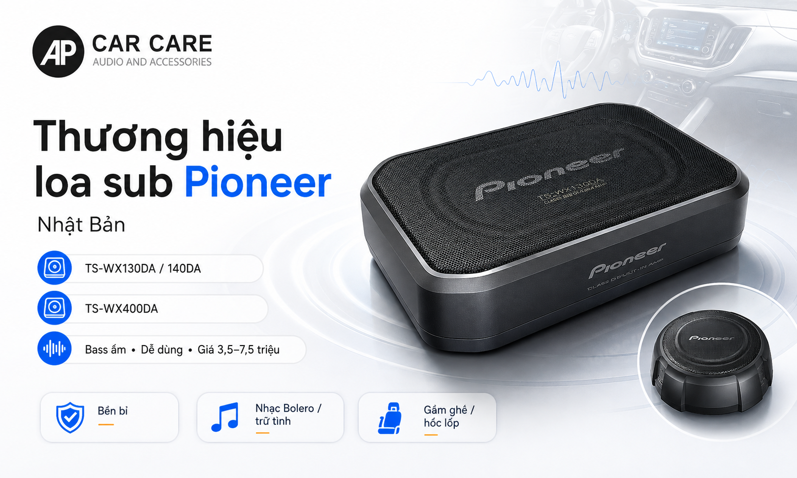 Thương hiệu loa sub Pioneer (Nhật Bản)