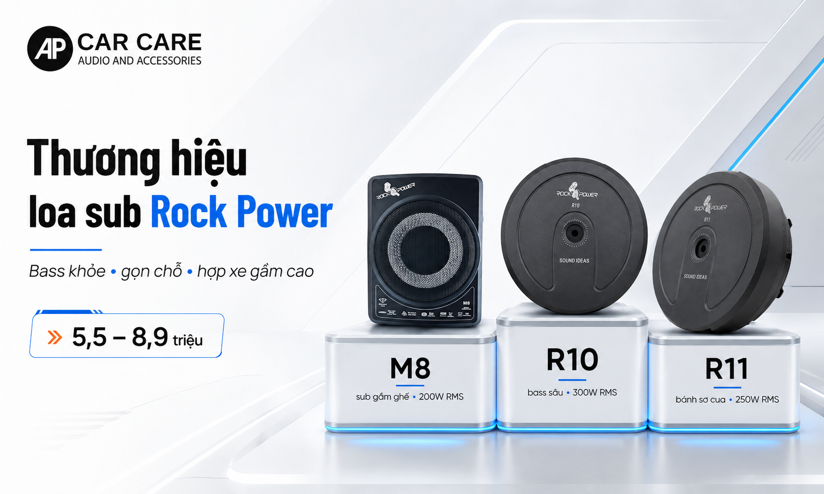 Thương hiệu loa sub Rock Power