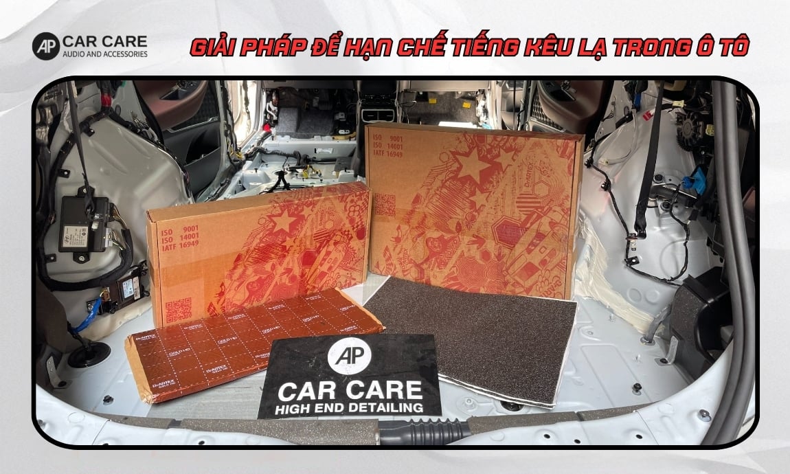 Giải pháp để hạn chế tiếng kêu lạ trong ô tô tại AP Car Care