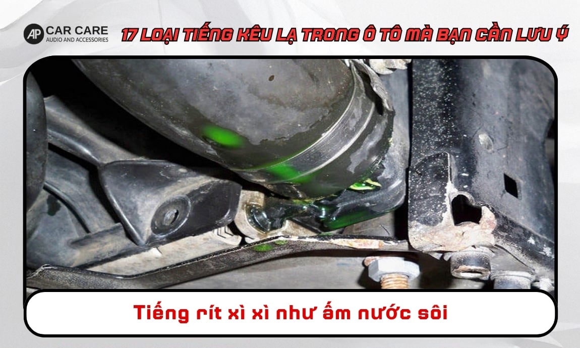 Tiếng rít xì xì như ấm nước sôi