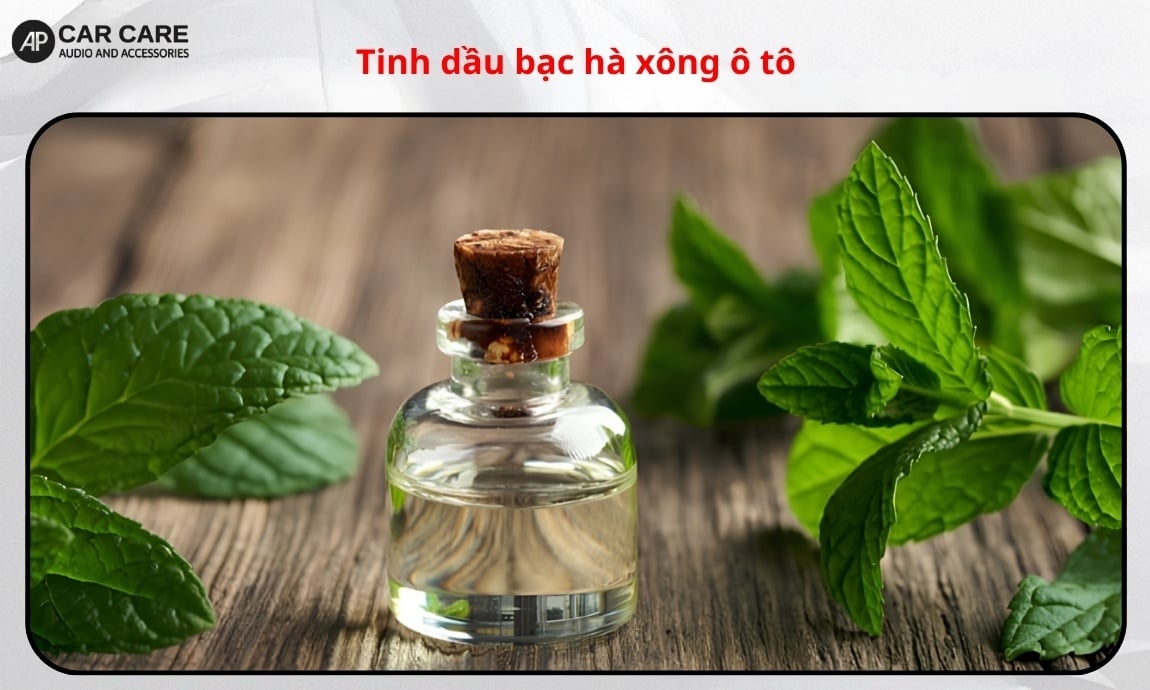 Tinh dầu bạc hà&nbsp;xông xe hơi