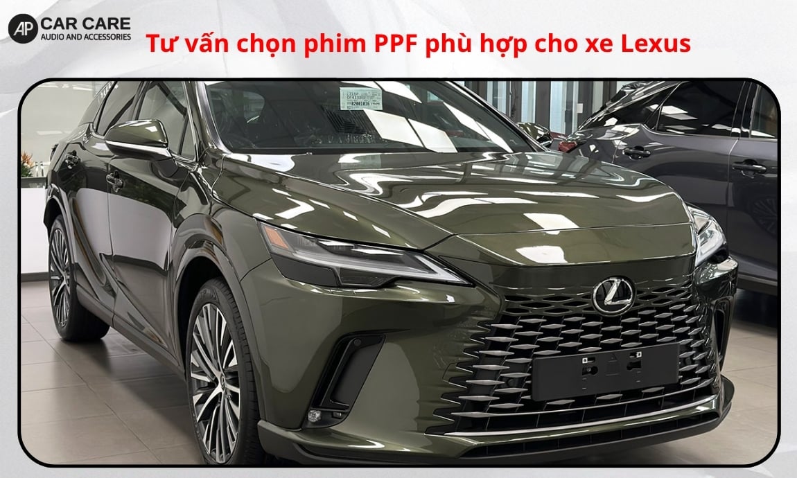 Tư vấn chọn phim PPF phù hợp cho xe Lexus