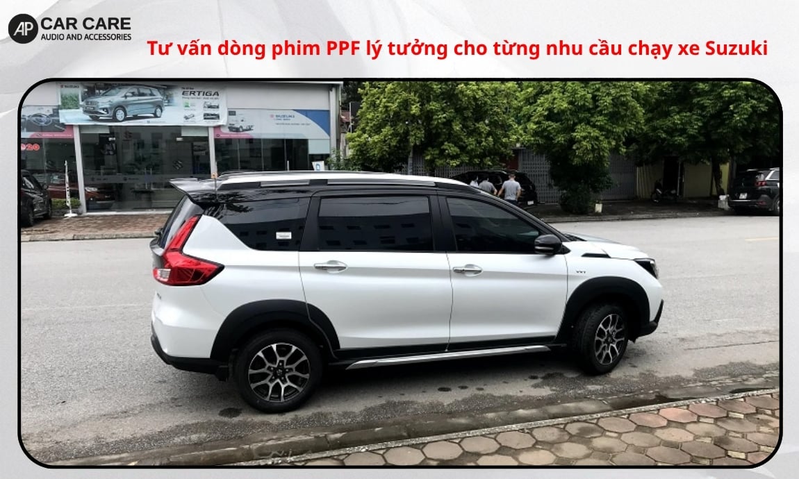 Tư vấn dòng phim PPF lý tưởng cho từng nhu cầu chạy xe Suzuki