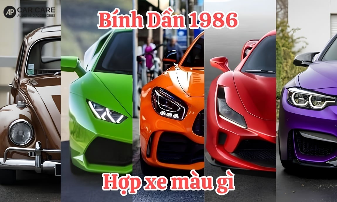 Tuổi Mậu Dần 1998 hợp xe màu gì?