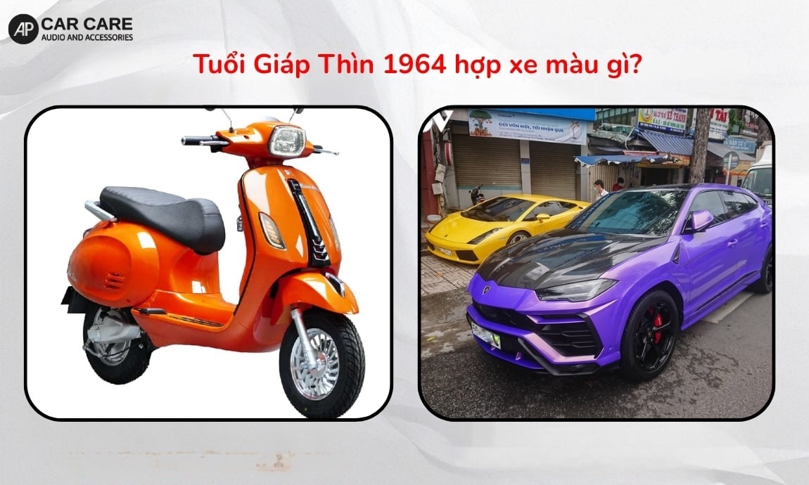 Tuổi Giáp Thìn 1964 hợp xe màu gì?
