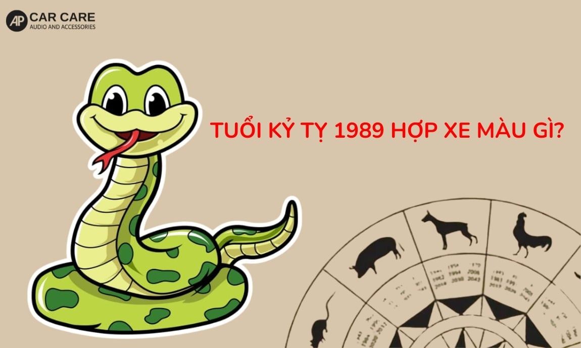 Tuổi Kỷ Tỵ 1989 hợp xe màu gì?