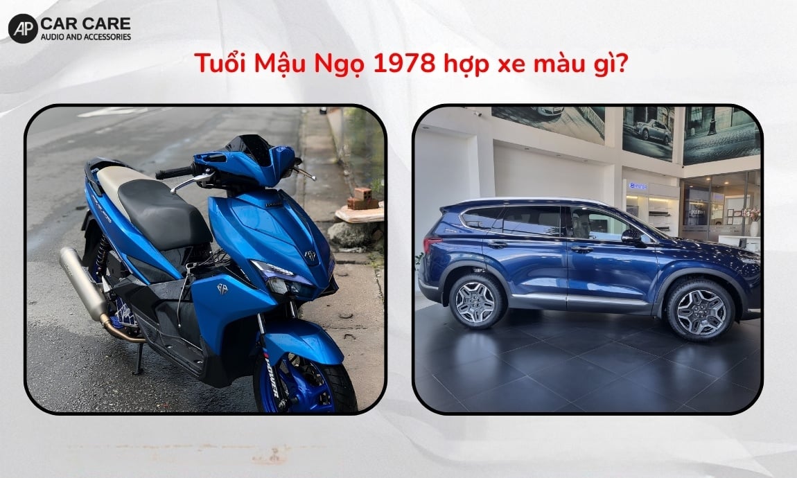 Tuổi Mậu Ngọ 1978 hợp xe màu gì?