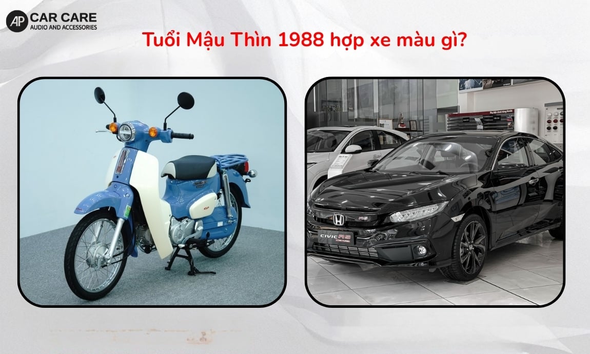 Tuổi Mậu Thìn 1988 hợp xe màu gì?
