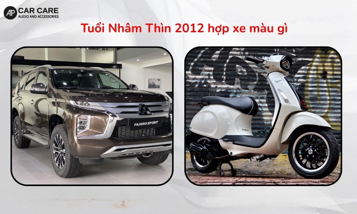 Tuổi Nhâm Thìn 2012 hợp xe màu gì?