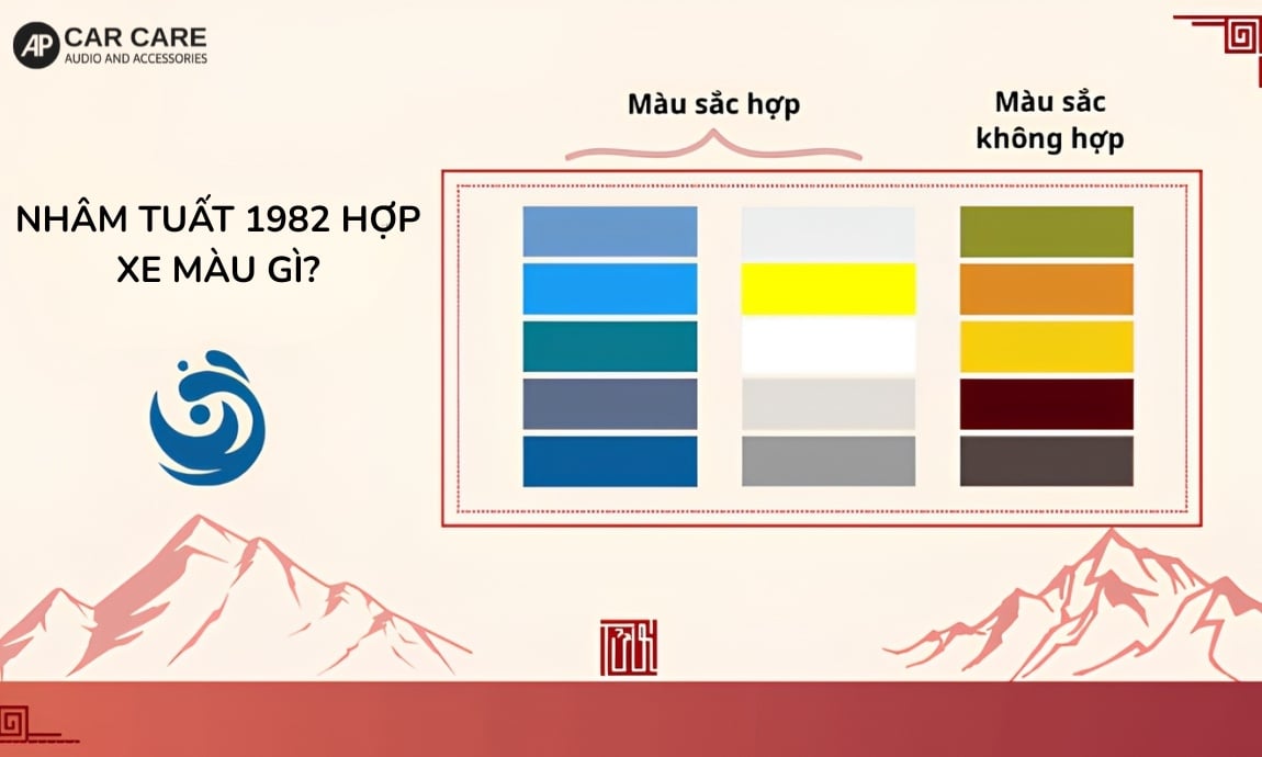 Tuổi Nhâm Tuất 1982 hợp với xe màu gì?