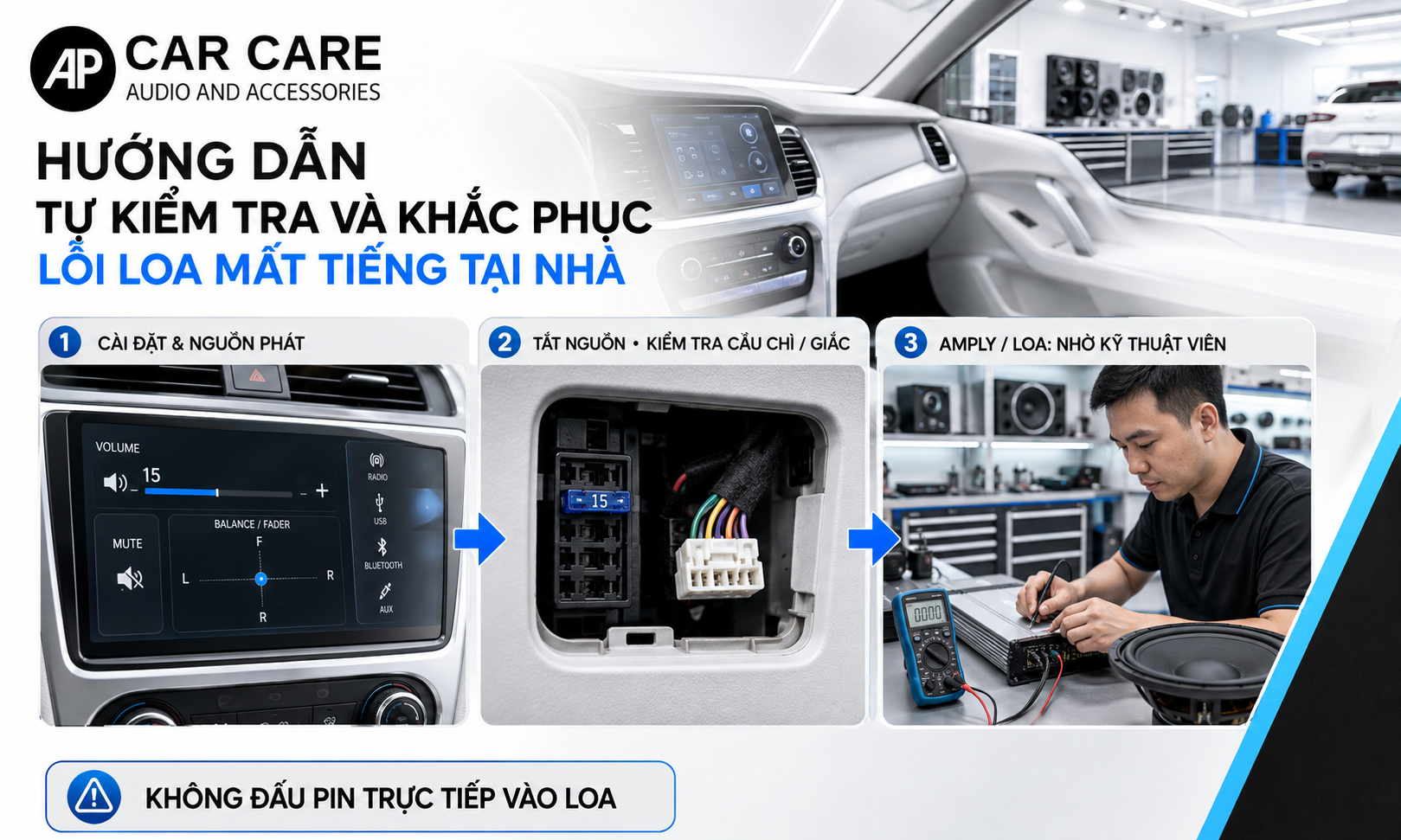Hướng dẫn tự kiểm tra và khắc phục lỗi loa mất tiếng tại nhà