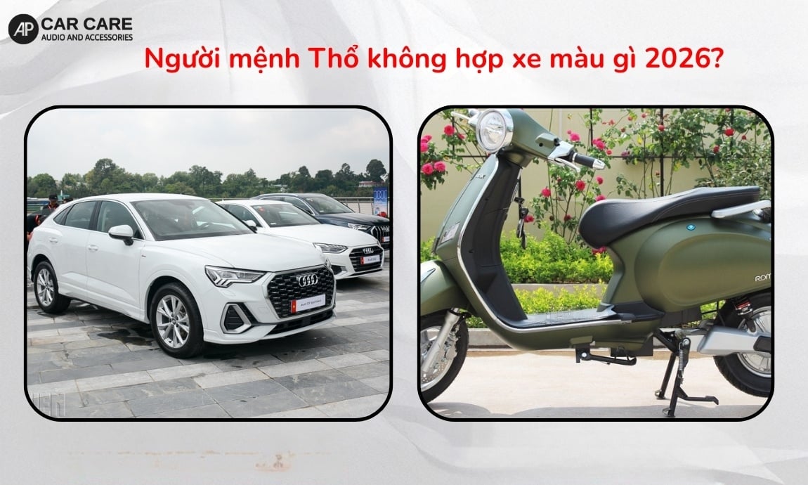 Người mệnh Thổ không hợp xe màu gì 2026?