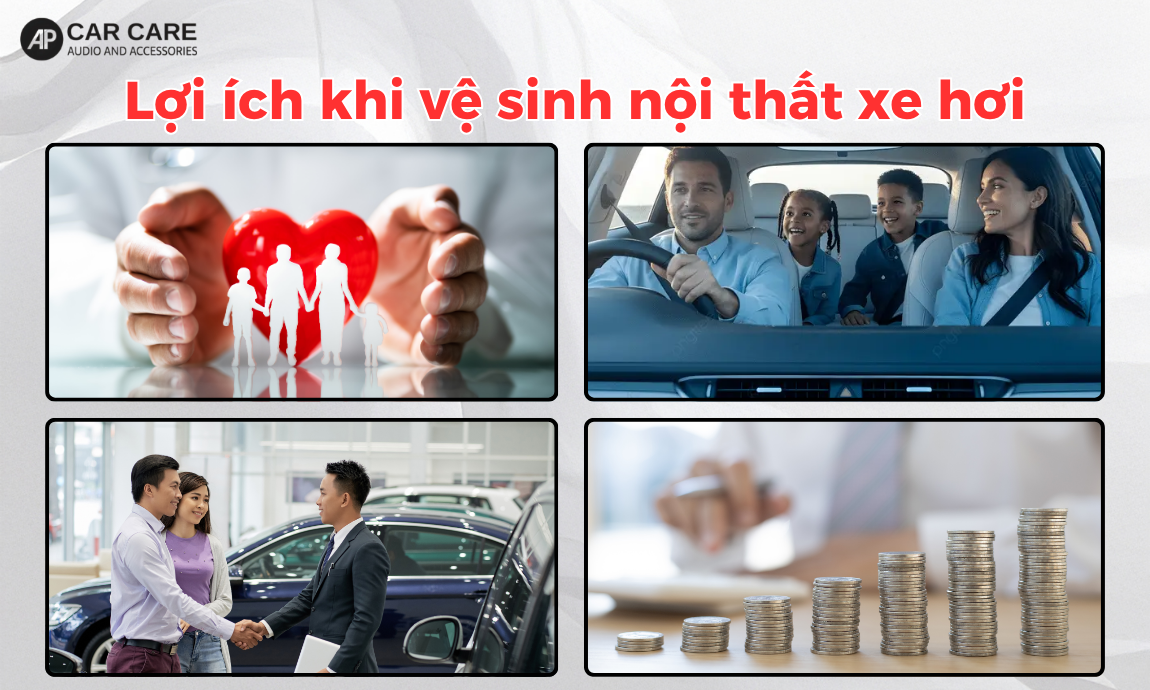 Top 5 lợi ích cần biết khi dọn nội thất ô tô định kỳ
