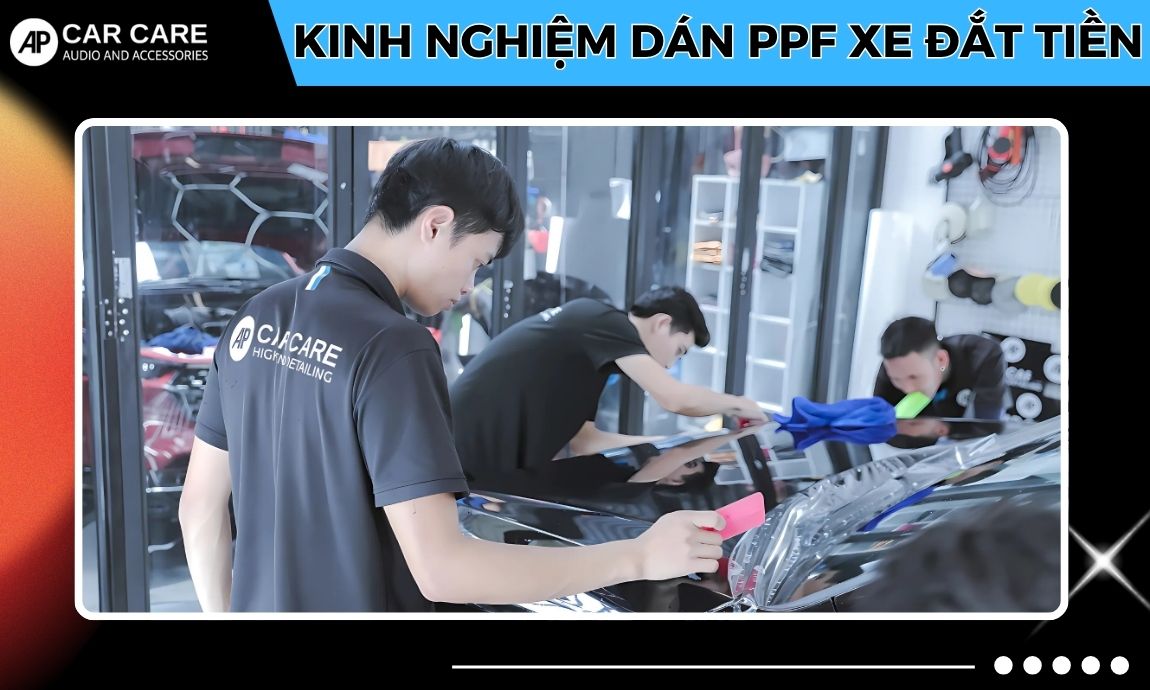 dán ppf ô tô hạng sang chuyên nghiệp tại AP Car Care
