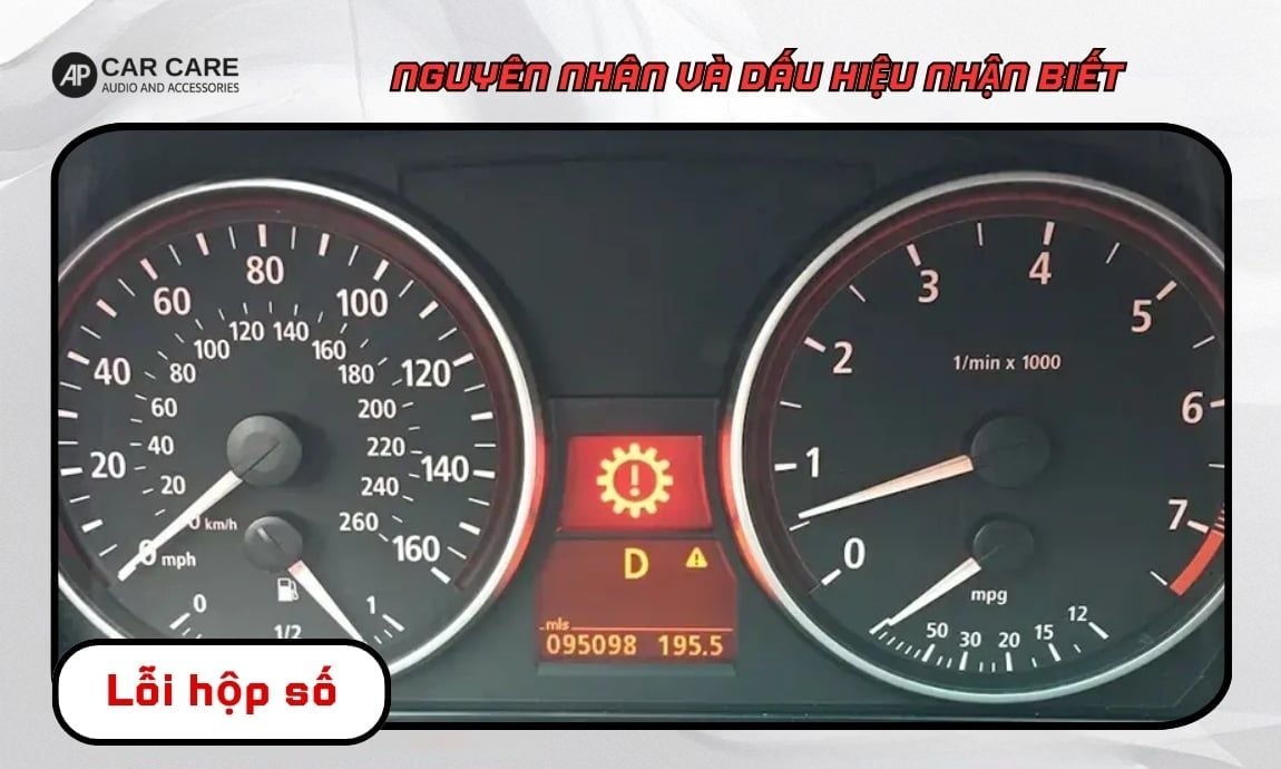 Lỗi hộp số là nguyên nhân làm xe ô tô có tiếng ồn khi tăng tốc