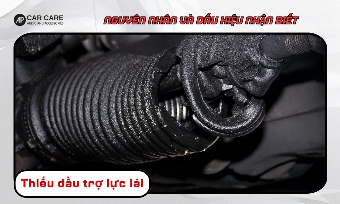 Thiếu dầu trợ lực lái là nguyên nhân làm xe ô tô có tiếng ồn khi tăng tốc