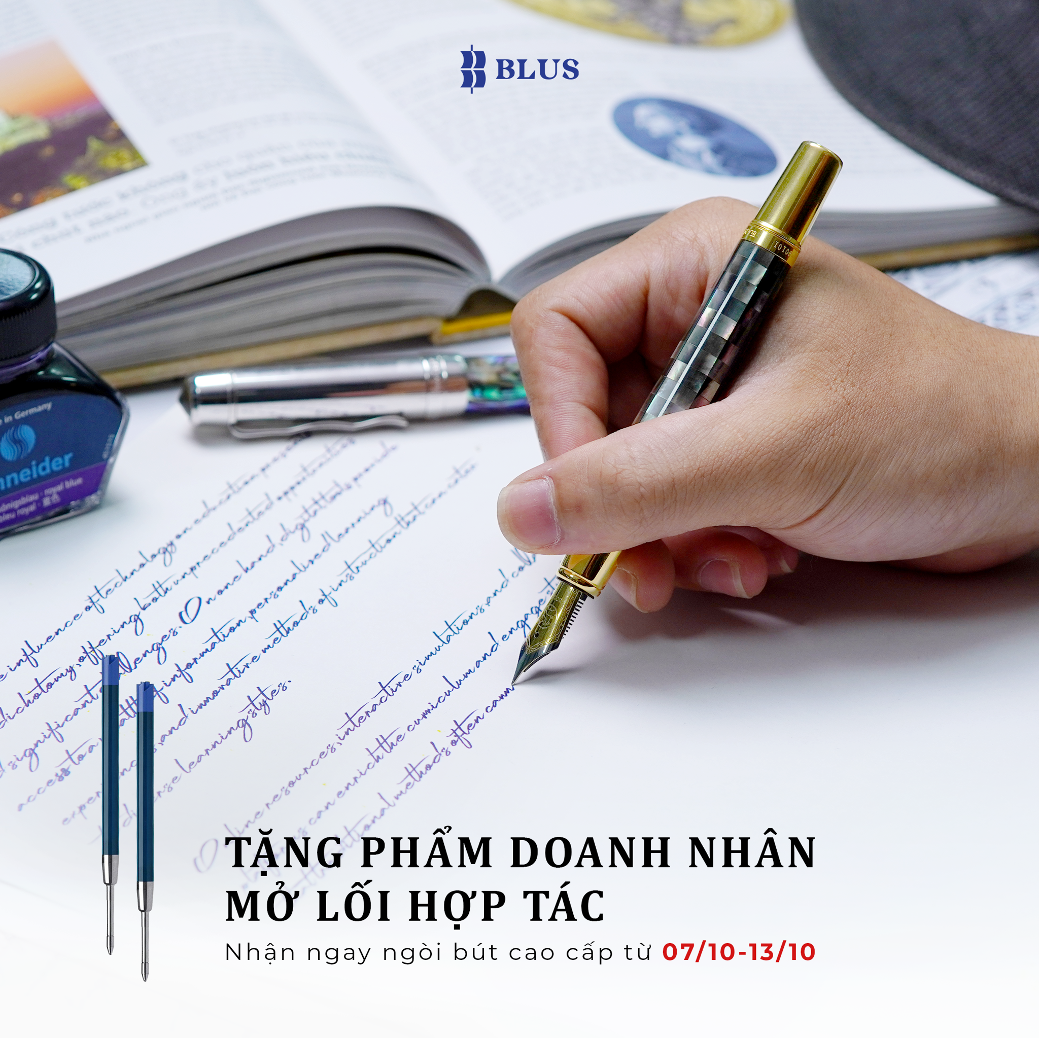 Nhận ngay ngòi bút cao cấp nhân ngày Doanh nhân Việt Nam