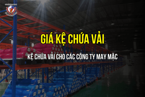 Kệ chứa vải cho các công ty may mặc