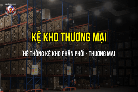 Kệ Drive-in trong kho Bách Hóa Xanh