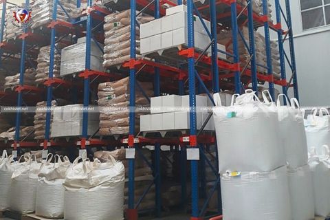 Viet Mechanical maintenance of drive-in racking system at an agricultural product export company in Dong Nai