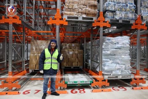 Kệ Radio Shuttle Kho Lạnh Thế Khánh 15.000 Pallet