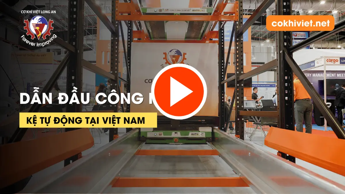 Hệ thống kệ tự động Radio Shuttle tại kho c&ocirc;ng nghiệp