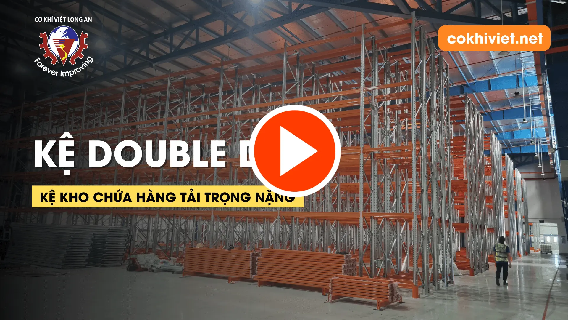 Hệ thống kệ Double Deep cho kho c&ocirc;ng nghiệp tải trọng nặng