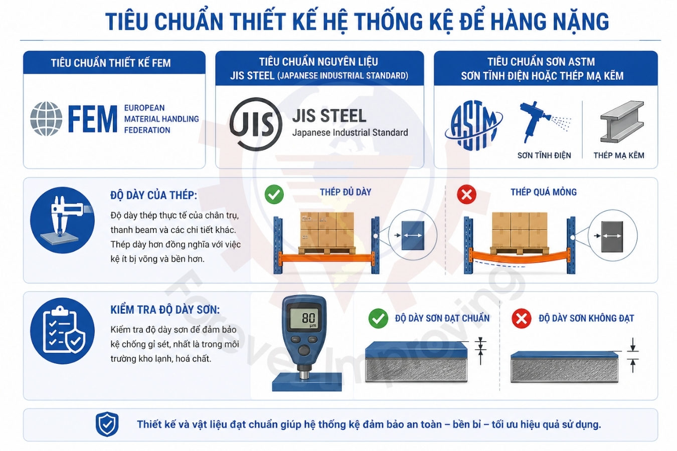 hướng dẫn chọn kệ kho hạng nặng