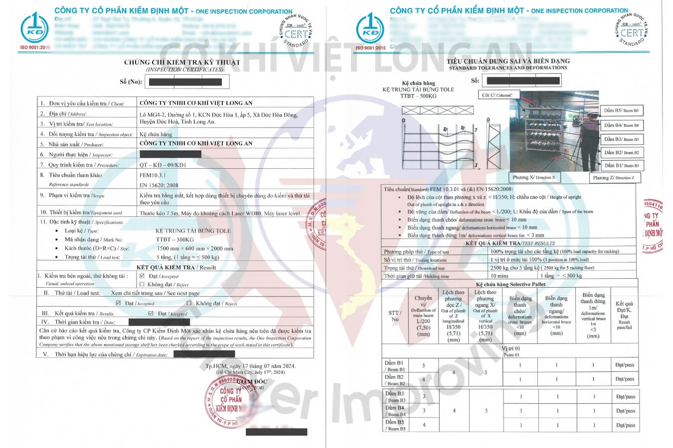 ch&acirc;t lượng kệ trung tải