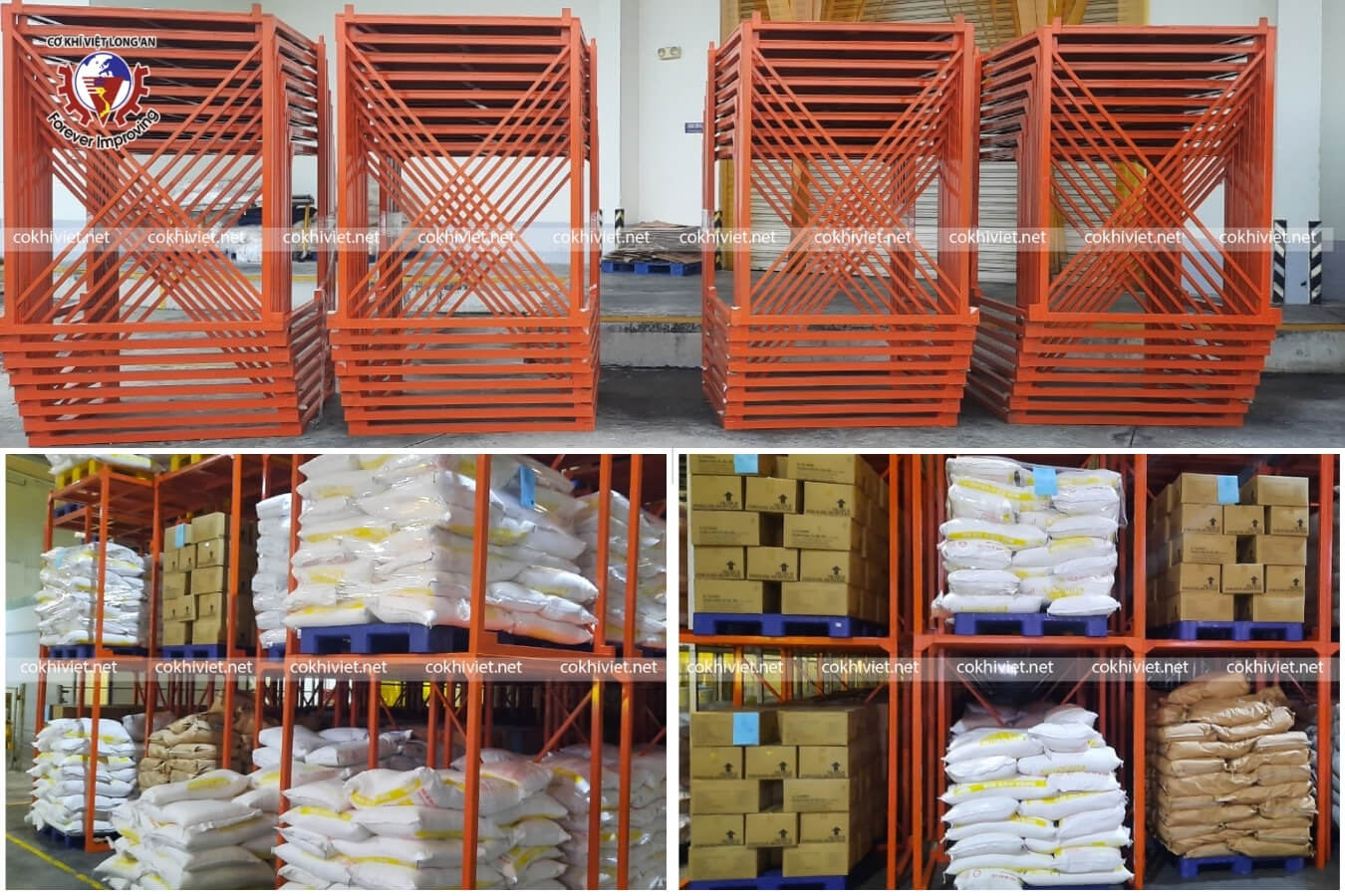 pallet sắt &uacute;p ngược