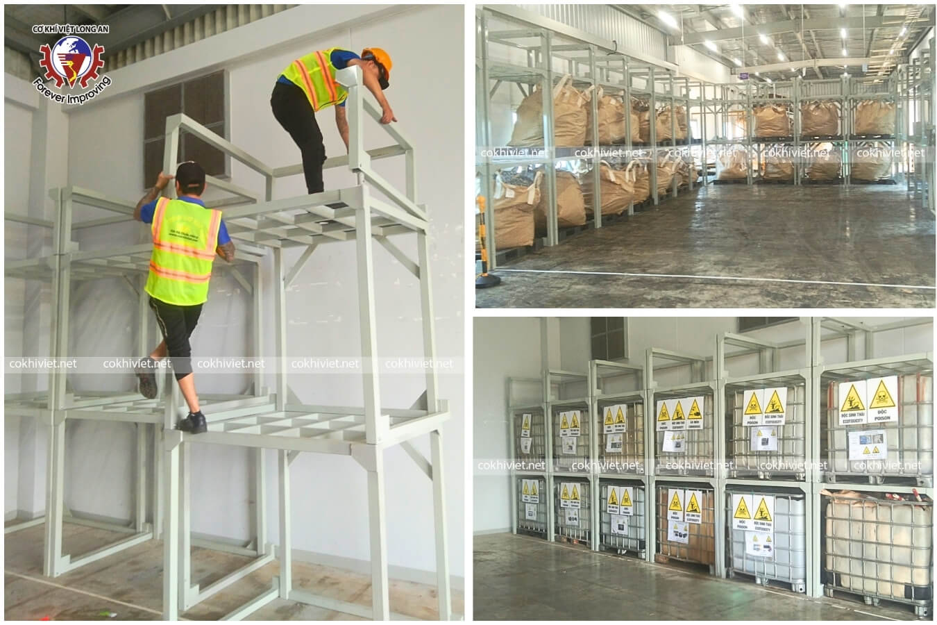 pallet sắt xếp chồng ngược