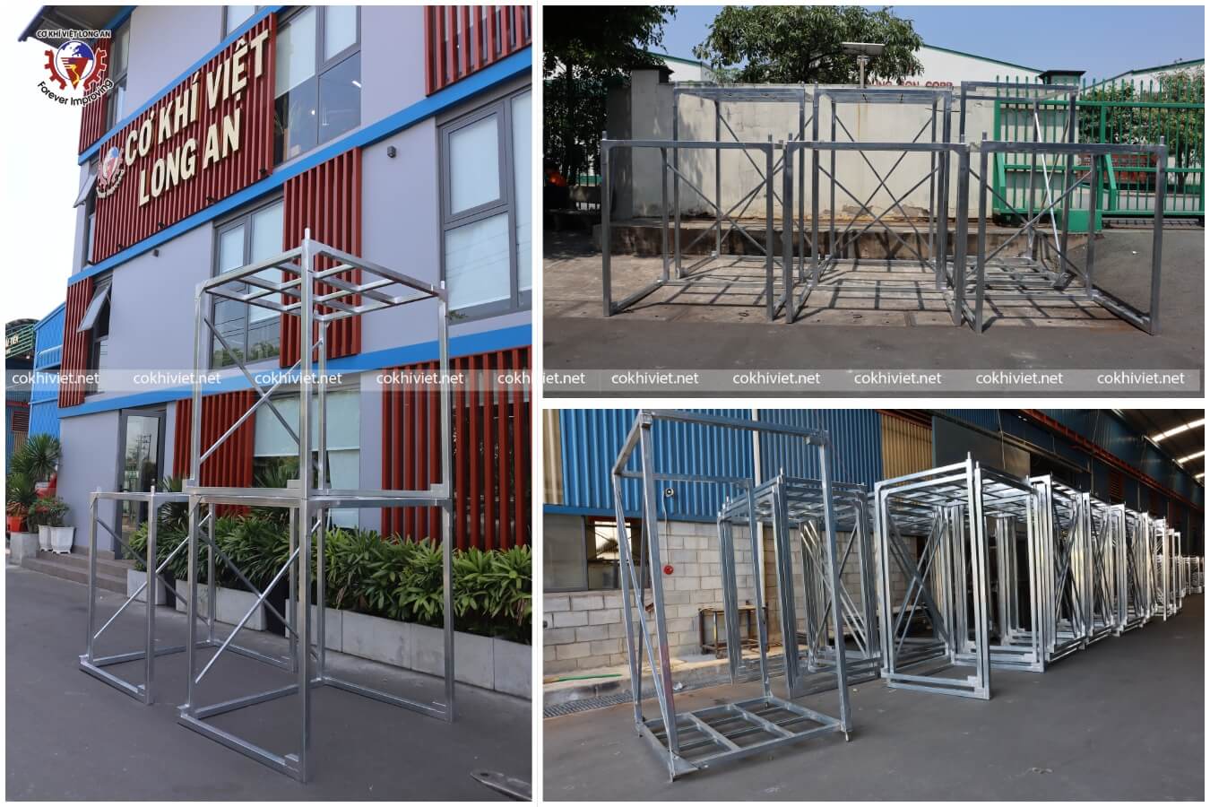 pallet sắt xếp chồng