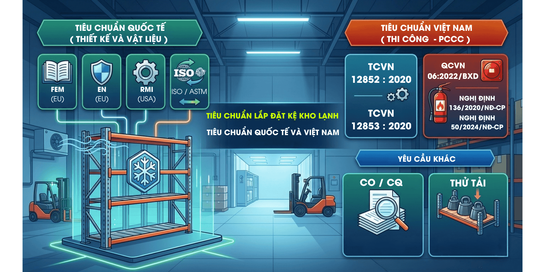 ti&ecirc;u chuẩn kho lạnh