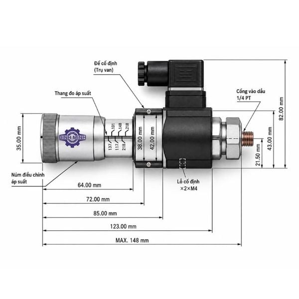 công tắc áp lực JCS-02N