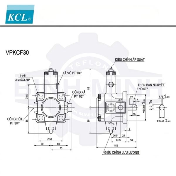 bơm thủy lực VPKC F30 A4